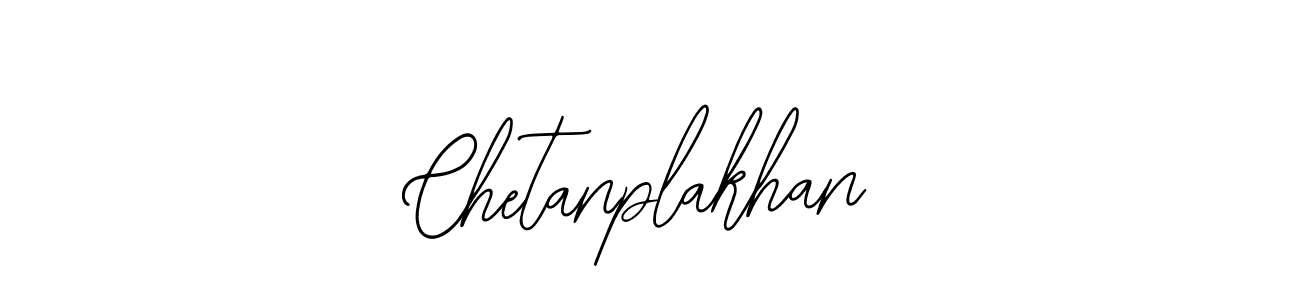 How to make Chetanplakhan name signature. Use Bearetta-2O07w style for creating short signs online. This is the latest handwritten sign. Chetanplakhan signature style 12 images and pictures png