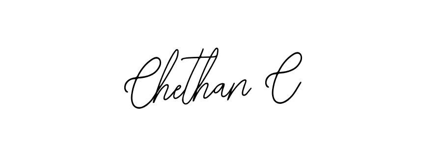 Design your own signature with our free online signature maker. With this signature software, you can create a handwritten (Bearetta-2O07w) signature for name Chethan C. Chethan C signature style 12 images and pictures png