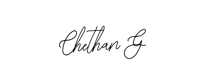 Also You can easily find your signature by using the search form. We will create Chethan G name handwritten signature images for you free of cost using Bearetta-2O07w sign style. Chethan G signature style 12 images and pictures png