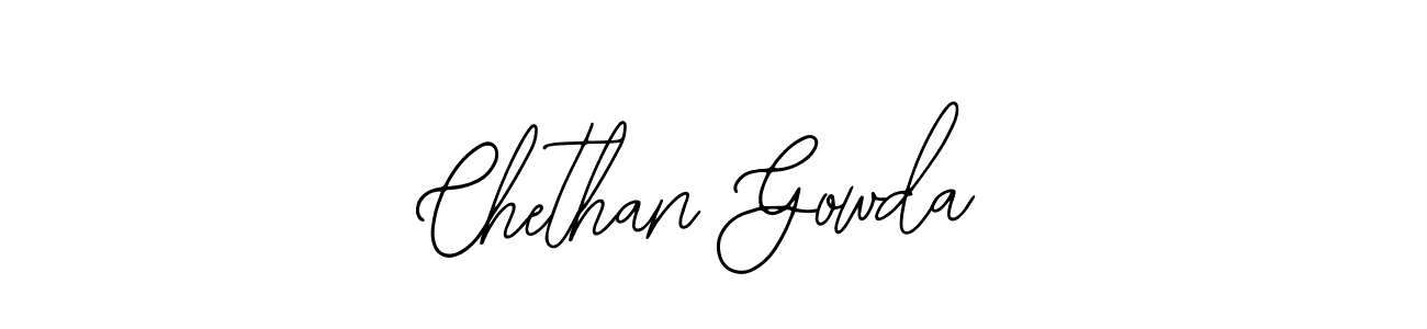 Chethan Gowda stylish signature style. Best Handwritten Sign (Bearetta-2O07w) for my name. Handwritten Signature Collection Ideas for my name Chethan Gowda. Chethan Gowda signature style 12 images and pictures png