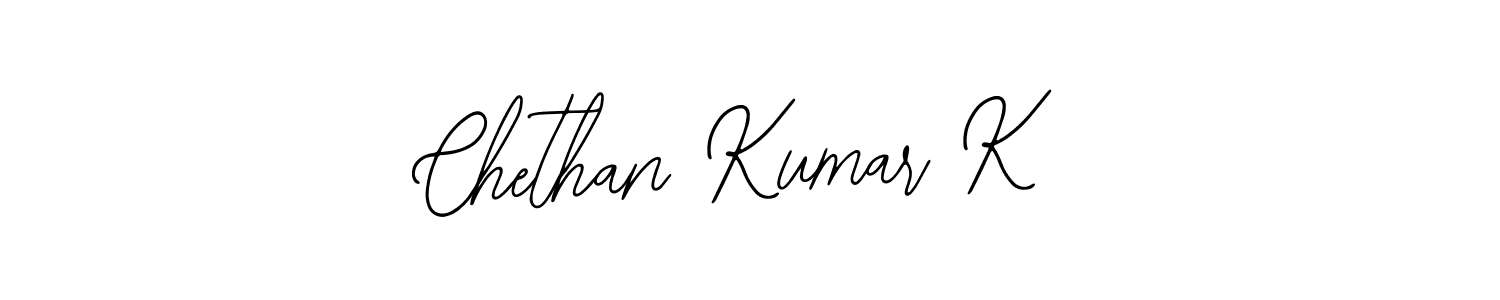 The best way (Bearetta-2O07w) to make a short signature is to pick only two or three words in your name. The name Chethan Kumar K include a total of six letters. For converting this name. Chethan Kumar K signature style 12 images and pictures png