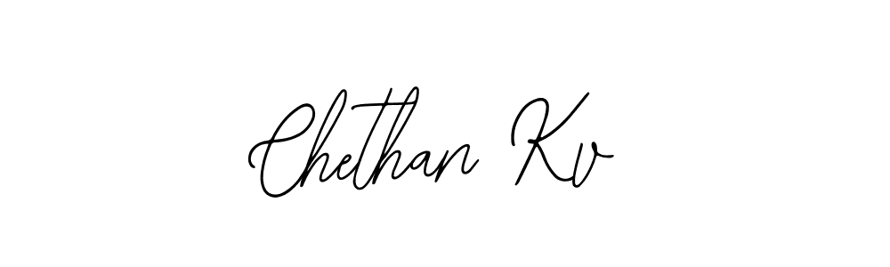 Also we have Chethan Kv name is the best signature style. Create professional handwritten signature collection using Bearetta-2O07w autograph style. Chethan Kv signature style 12 images and pictures png