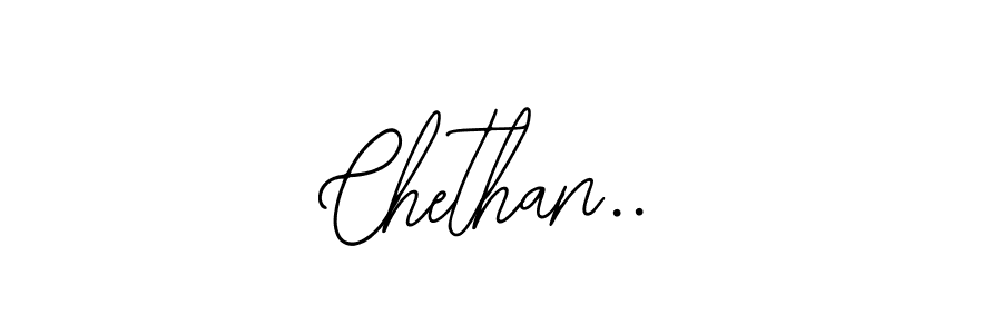 Make a beautiful signature design for name Chethan... Use this online signature maker to create a handwritten signature for free. Chethan.. signature style 12 images and pictures png