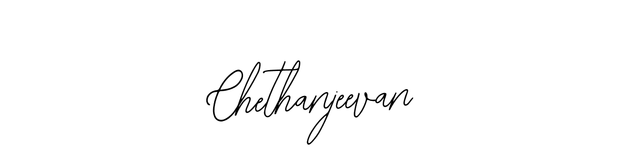 You should practise on your own different ways (Bearetta-2O07w) to write your name (Chethanjeevan) in signature. don't let someone else do it for you. Chethanjeevan signature style 12 images and pictures png