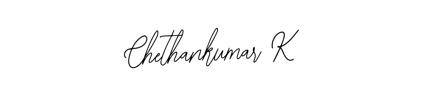 It looks lik you need a new signature style for name Chethankumar K. Design unique handwritten (Bearetta-2O07w) signature with our free signature maker in just a few clicks. Chethankumar K signature style 12 images and pictures png