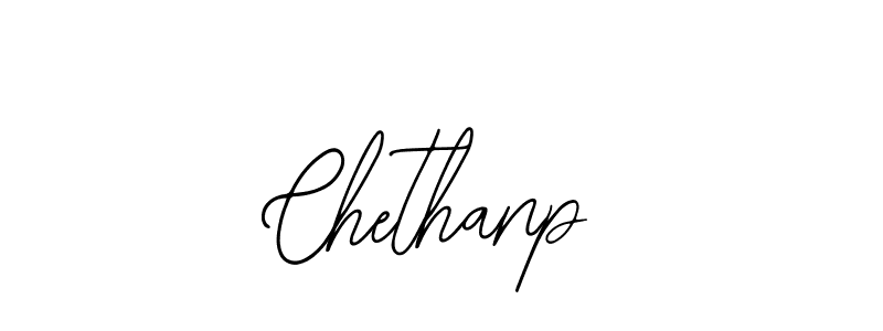 How to make Chethanp name signature. Use Bearetta-2O07w style for creating short signs online. This is the latest handwritten sign. Chethanp signature style 12 images and pictures png