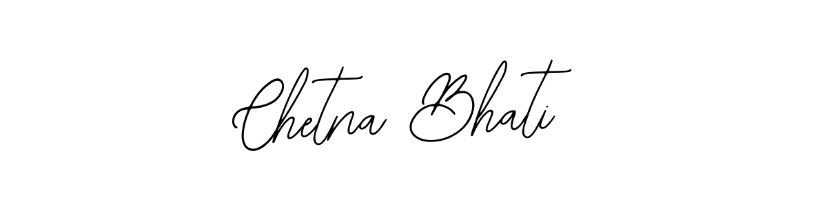 How to make Chetna Bhati name signature. Use Bearetta-2O07w style for creating short signs online. This is the latest handwritten sign. Chetna Bhati signature style 12 images and pictures png