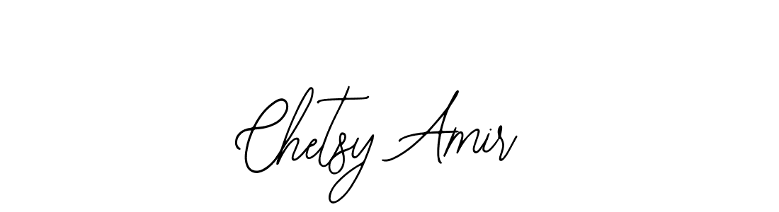 Design your own signature with our free online signature maker. With this signature software, you can create a handwritten (Bearetta-2O07w) signature for name Chetsy Amir. Chetsy Amir signature style 12 images and pictures png