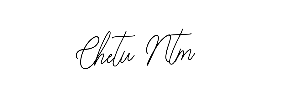 Use a signature maker to create a handwritten signature online. With this signature software, you can design (Bearetta-2O07w) your own signature for name Chetu Ntm. Chetu Ntm signature style 12 images and pictures png