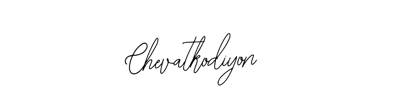 Similarly Bearetta-2O07w is the best handwritten signature design. Signature creator online .You can use it as an online autograph creator for name Chevatkodiyon. Chevatkodiyon signature style 12 images and pictures png