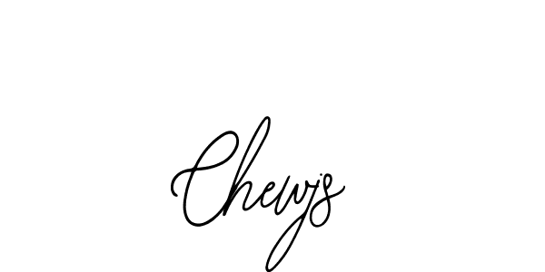 Chewjs stylish signature style. Best Handwritten Sign (Bearetta-2O07w) for my name. Handwritten Signature Collection Ideas for my name Chewjs. Chewjs signature style 12 images and pictures png