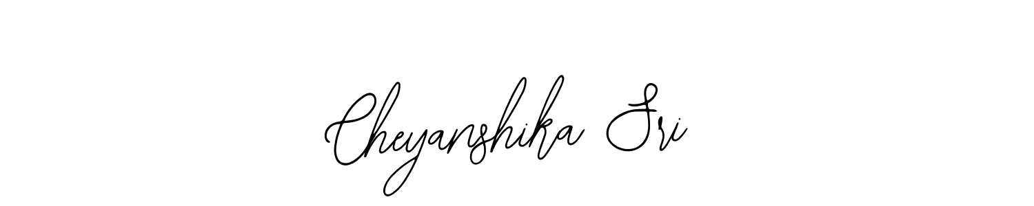 Similarly Bearetta-2O07w is the best handwritten signature design. Signature creator online .You can use it as an online autograph creator for name Cheyanshika Sri. Cheyanshika Sri signature style 12 images and pictures png