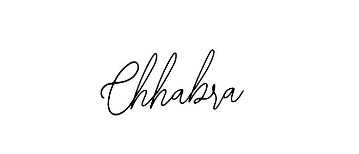 Design your own signature with our free online signature maker. With this signature software, you can create a handwritten (Bearetta-2O07w) signature for name Chhabra. Chhabra signature style 12 images and pictures png