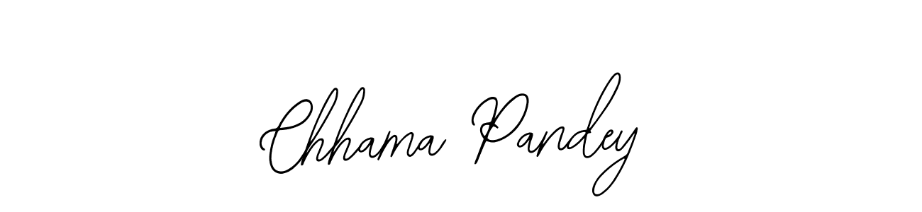 Make a beautiful signature design for name Chhama Pandey. With this signature (Bearetta-2O07w) style, you can create a handwritten signature for free. Chhama Pandey signature style 12 images and pictures png