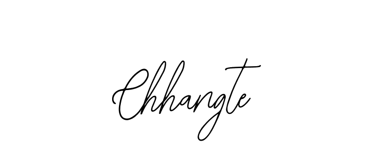 How to make Chhangte name signature. Use Bearetta-2O07w style for creating short signs online. This is the latest handwritten sign. Chhangte signature style 12 images and pictures png