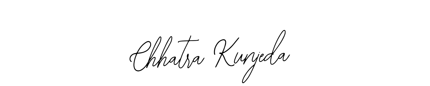 Also You can easily find your signature by using the search form. We will create Chhatra Kunjeda name handwritten signature images for you free of cost using Bearetta-2O07w sign style. Chhatra Kunjeda signature style 12 images and pictures png