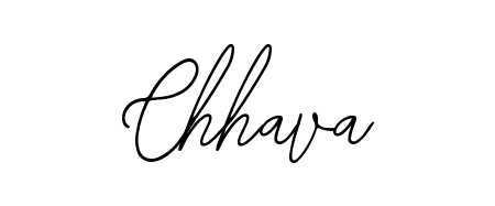 How to make Chhava name signature. Use Bearetta-2O07w style for creating short signs online. This is the latest handwritten sign. Chhava signature style 12 images and pictures png