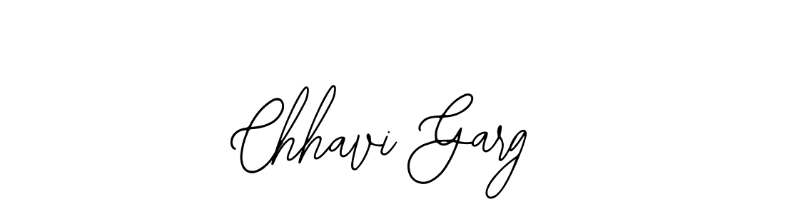 Bearetta-2O07w is a professional signature style that is perfect for those who want to add a touch of class to their signature. It is also a great choice for those who want to make their signature more unique. Get Chhavi Garg name to fancy signature for free. Chhavi Garg signature style 12 images and pictures png