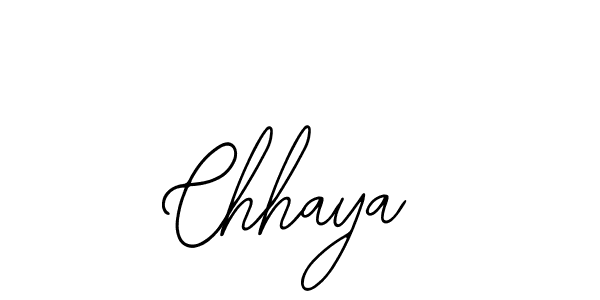 How to make Chhaya; Chaaya name signature. Use Bearetta-2O07w style for creating short signs online. This is the latest handwritten sign. Chhaya; Chaaya signature style 12 images and pictures png