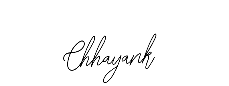 Use a signature maker to create a handwritten signature online. With this signature software, you can design (Bearetta-2O07w) your own signature for name Chhayank. Chhayank signature style 12 images and pictures png