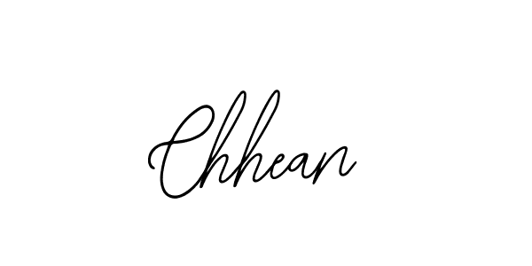 How to make Chhean name signature. Use Bearetta-2O07w style for creating short signs online. This is the latest handwritten sign. Chhean signature style 12 images and pictures png