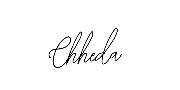 Also we have Chheda name is the best signature style. Create professional handwritten signature collection using Bearetta-2O07w autograph style. Chheda signature style 12 images and pictures png