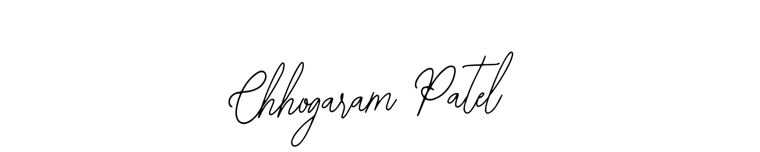 Chhogaram Patel stylish signature style. Best Handwritten Sign (Bearetta-2O07w) for my name. Handwritten Signature Collection Ideas for my name Chhogaram Patel. Chhogaram Patel signature style 12 images and pictures png