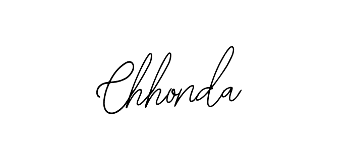 Make a beautiful signature design for name Chhonda. Use this online signature maker to create a handwritten signature for free. Chhonda signature style 12 images and pictures png