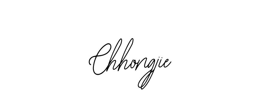 Make a beautiful signature design for name Chhongjie. With this signature (Bearetta-2O07w) style, you can create a handwritten signature for free. Chhongjie signature style 12 images and pictures png