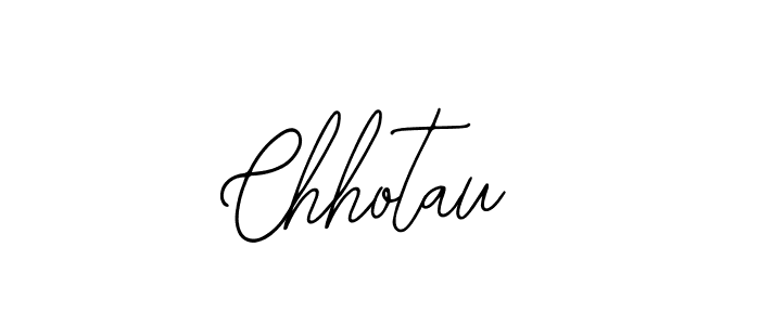 Use a signature maker to create a handwritten signature online. With this signature software, you can design (Bearetta-2O07w) your own signature for name Chhotau. Chhotau signature style 12 images and pictures png