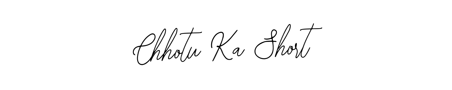 Use a signature maker to create a handwritten signature online. With this signature software, you can design (Bearetta-2O07w) your own signature for name Chhotu Ka Short. Chhotu Ka Short signature style 12 images and pictures png