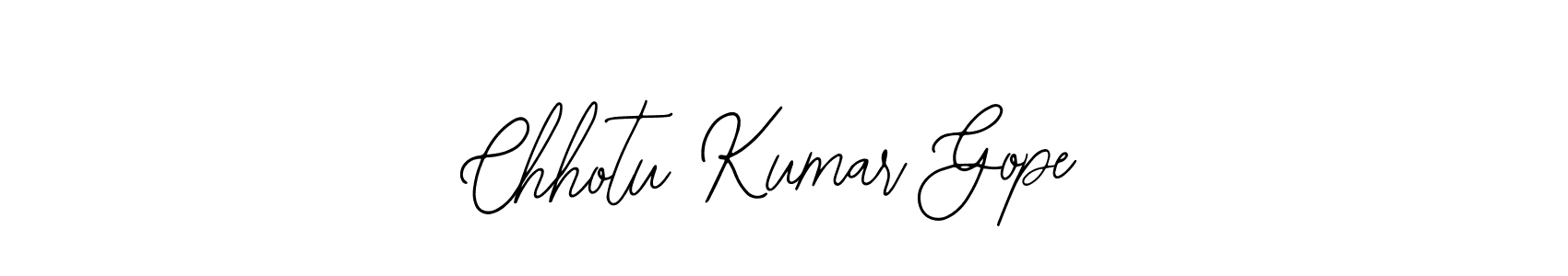 Create a beautiful signature design for name Chhotu Kumar Gope. With this signature (Bearetta-2O07w) fonts, you can make a handwritten signature for free. Chhotu Kumar Gope signature style 12 images and pictures png