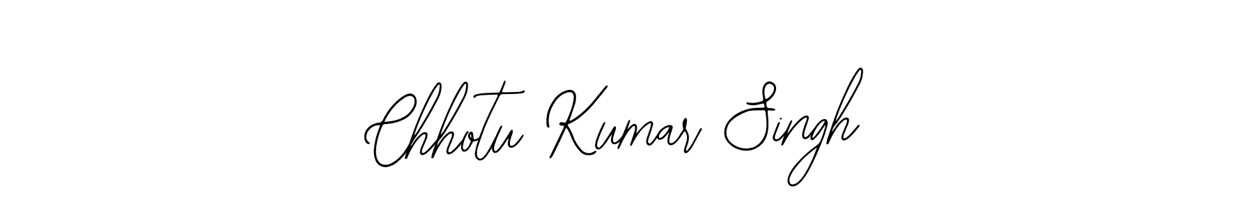 Design your own signature with our free online signature maker. With this signature software, you can create a handwritten (Bearetta-2O07w) signature for name Chhotu Kumar Singh. Chhotu Kumar Singh signature style 12 images and pictures png