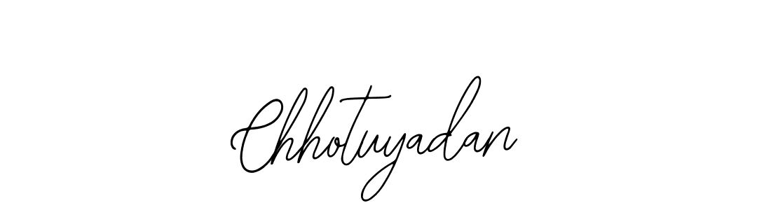 Also You can easily find your signature by using the search form. We will create Chhotuyadan name handwritten signature images for you free of cost using Bearetta-2O07w sign style. Chhotuyadan signature style 12 images and pictures png