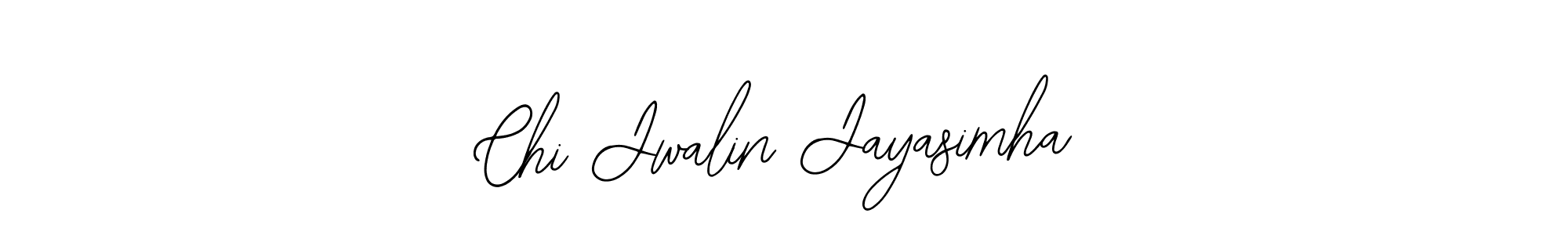 The best way (Bearetta-2O07w) to make a short signature is to pick only two or three words in your name. The name Chi Jwalin Jayasimha include a total of six letters. For converting this name. Chi Jwalin Jayasimha signature style 12 images and pictures png