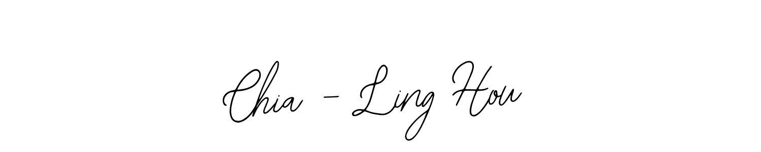 Similarly Bearetta-2O07w is the best handwritten signature design. Signature creator online .You can use it as an online autograph creator for name Chia - Ling Hou. Chia - Ling Hou signature style 12 images and pictures png