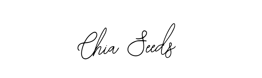 Design your own signature with our free online signature maker. With this signature software, you can create a handwritten (Bearetta-2O07w) signature for name Chia Seeds. Chia Seeds signature style 12 images and pictures png