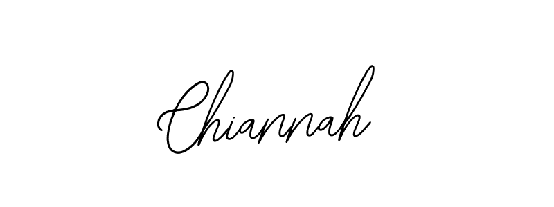 Chiannah stylish signature style. Best Handwritten Sign (Bearetta-2O07w) for my name. Handwritten Signature Collection Ideas for my name Chiannah. Chiannah signature style 12 images and pictures png