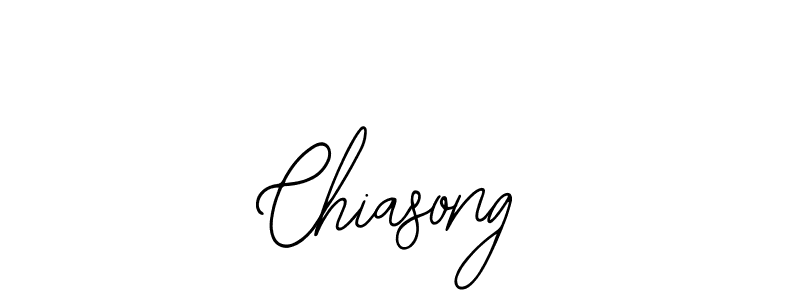 How to make Chiasong signature? Bearetta-2O07w is a professional autograph style. Create handwritten signature for Chiasong name. Chiasong signature style 12 images and pictures png