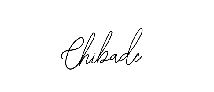 Design your own signature with our free online signature maker. With this signature software, you can create a handwritten (Bearetta-2O07w) signature for name Chibade. Chibade signature style 12 images and pictures png