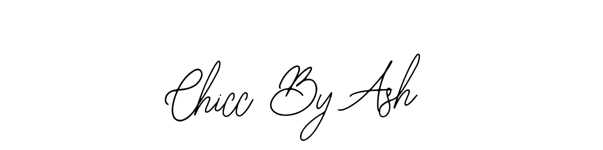 How to make Chicc By Ash name signature. Use Bearetta-2O07w style for creating short signs online. This is the latest handwritten sign. Chicc By Ash signature style 12 images and pictures png
