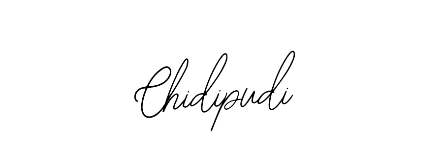 Also we have Chidipudi name is the best signature style. Create professional handwritten signature collection using Bearetta-2O07w autograph style. Chidipudi signature style 12 images and pictures png