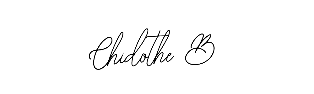 You should practise on your own different ways (Bearetta-2O07w) to write your name (Chidothe B) in signature. don't let someone else do it for you. Chidothe B signature style 12 images and pictures png