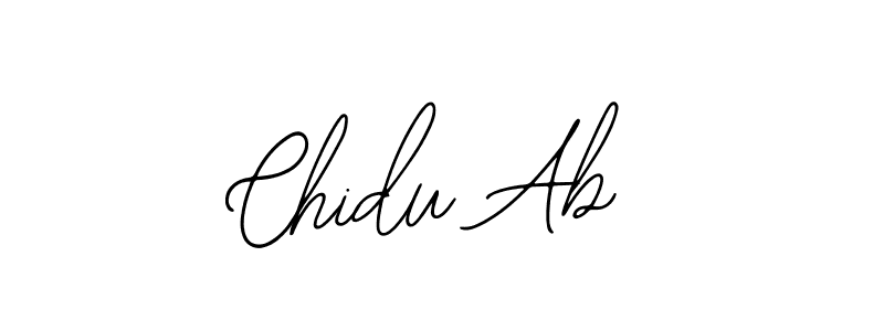 if you are searching for the best signature style for your name Chidu Ab. so please give up your signature search. here we have designed multiple signature styles  using Bearetta-2O07w. Chidu Ab signature style 12 images and pictures png