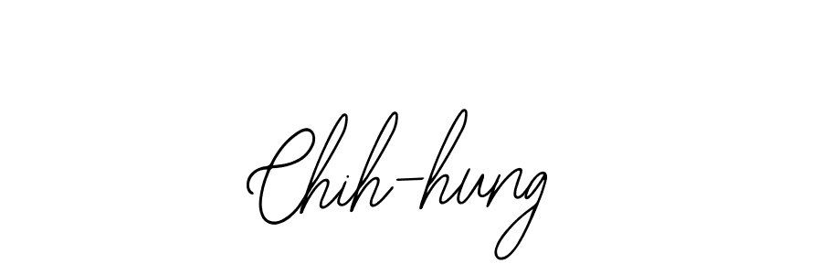 You should practise on your own different ways (Bearetta-2O07w) to write your name (Chih-hung) in signature. don't let someone else do it for you. Chih-hung signature style 12 images and pictures png