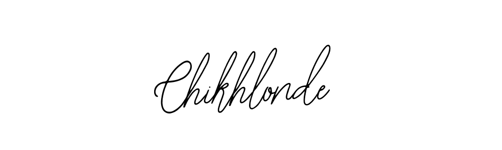 Make a beautiful signature design for name Chikhlonde. With this signature (Bearetta-2O07w) style, you can create a handwritten signature for free. Chikhlonde signature style 12 images and pictures png