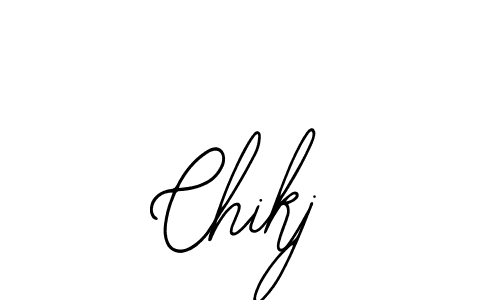 You should practise on your own different ways (Bearetta-2O07w) to write your name (Chikj) in signature. don't let someone else do it for you. Chikj signature style 12 images and pictures png