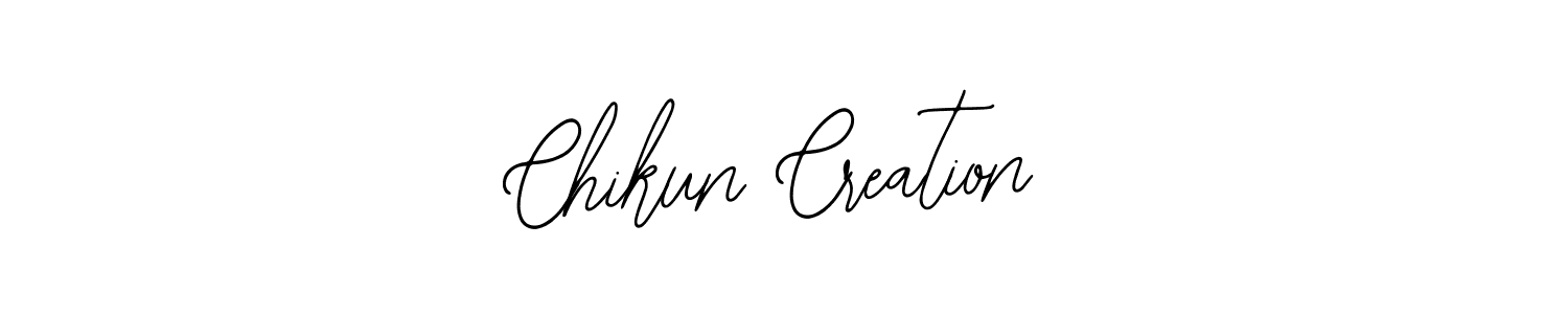 Make a beautiful signature design for name Chikun Creation. With this signature (Bearetta-2O07w) style, you can create a handwritten signature for free. Chikun Creation signature style 12 images and pictures png