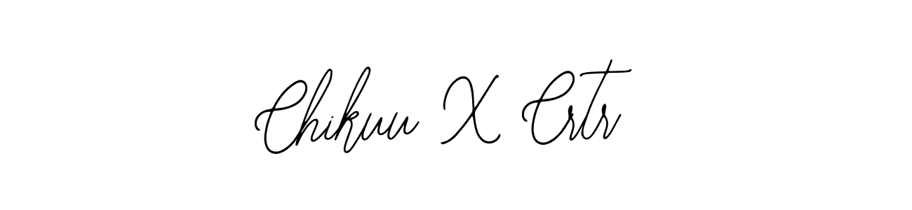 Create a beautiful signature design for name Chikuu X Crtr. With this signature (Bearetta-2O07w) fonts, you can make a handwritten signature for free. Chikuu X Crtr signature style 12 images and pictures png