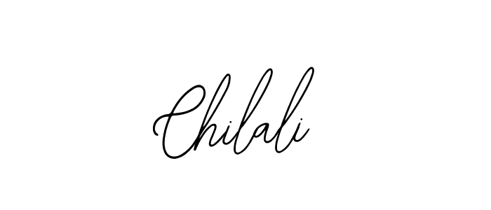 Similarly Bearetta-2O07w is the best handwritten signature design. Signature creator online .You can use it as an online autograph creator for name Chilali. Chilali signature style 12 images and pictures png